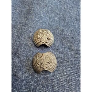 Lot of 2 Vintage Boy Scouts of America Neckerchief Slides - BSA